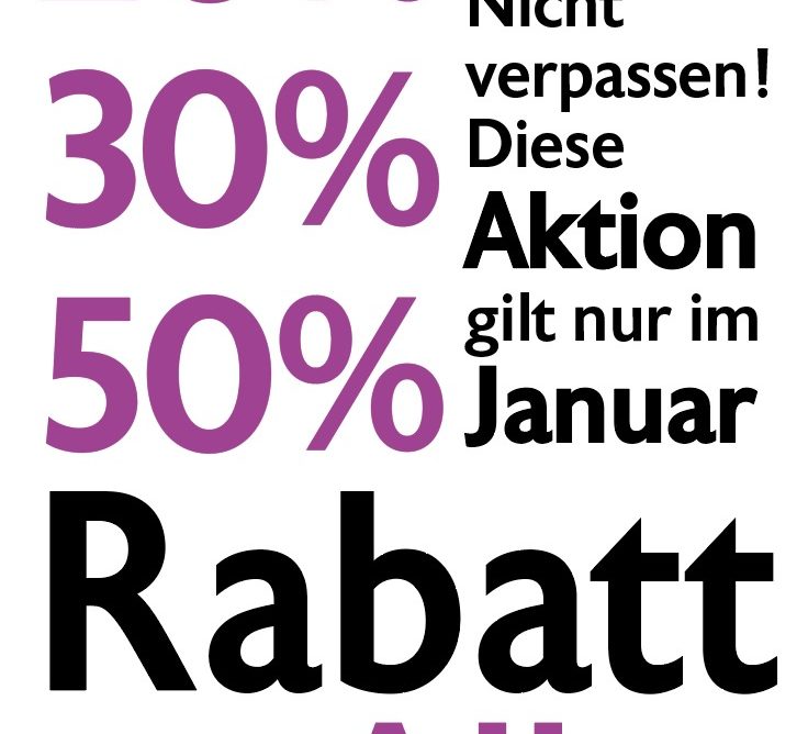 🌟 JANUAR BLICKFANG AKTION 🌟